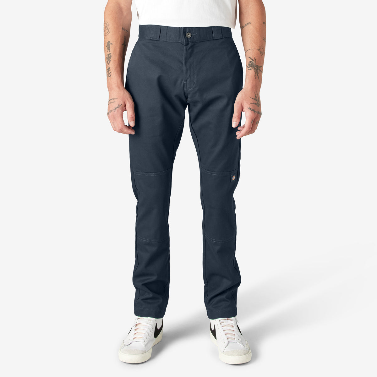 Dickies Skinny Fit Double Knee Work Pants — DARK NAVY, manufacturer product image