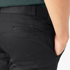 Dickies Skinny Fit Double Knee Work Pants — BLACK, additional manufacturer view