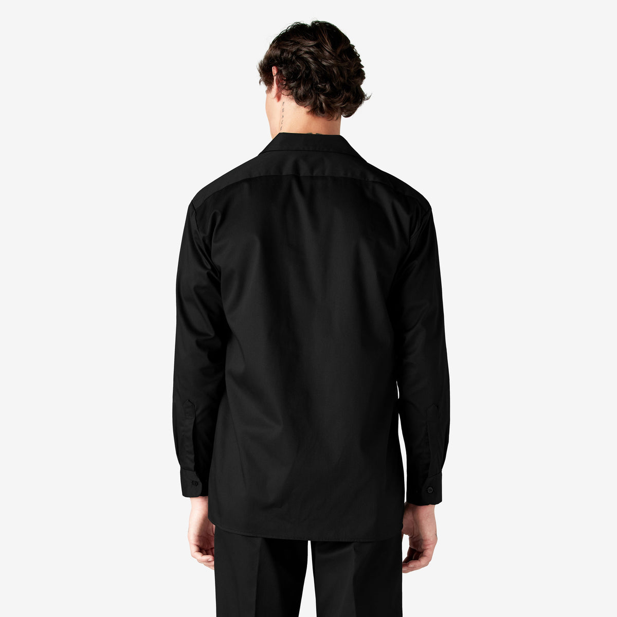 Dickies 574 Long Sleeve Work Shirt — BLACK, additional manufacturer view