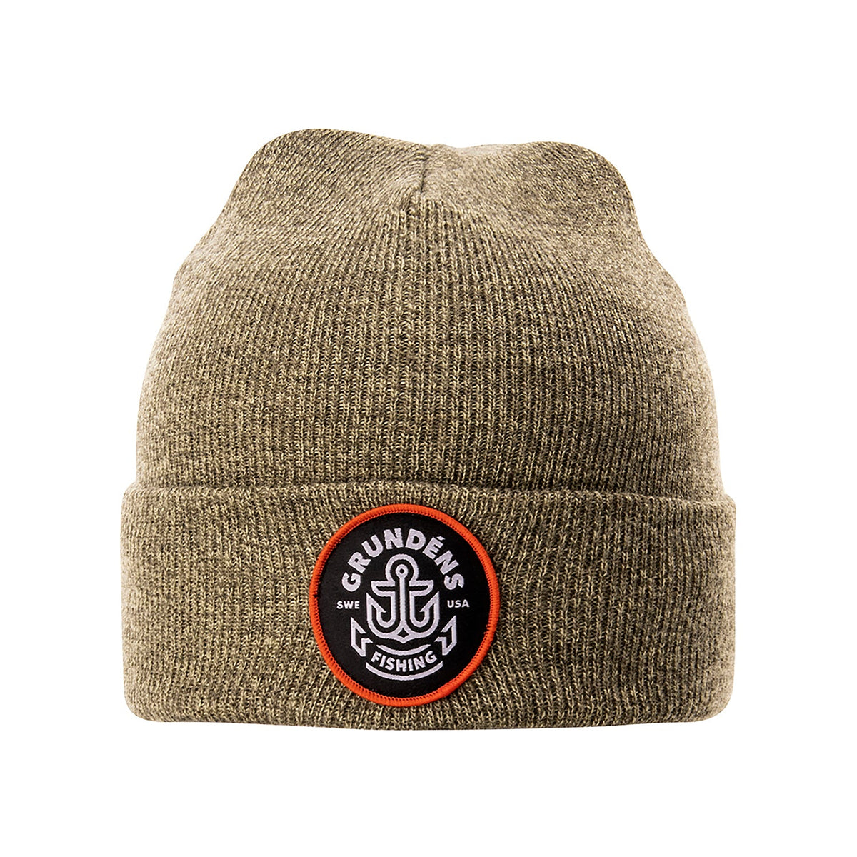 Grundens Watchhouse Beanie Anchor — Heather Loden, manufacturer product image