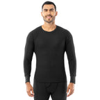 Indera Midweight Thermal  - Black — Black, top, manufacturer product photo