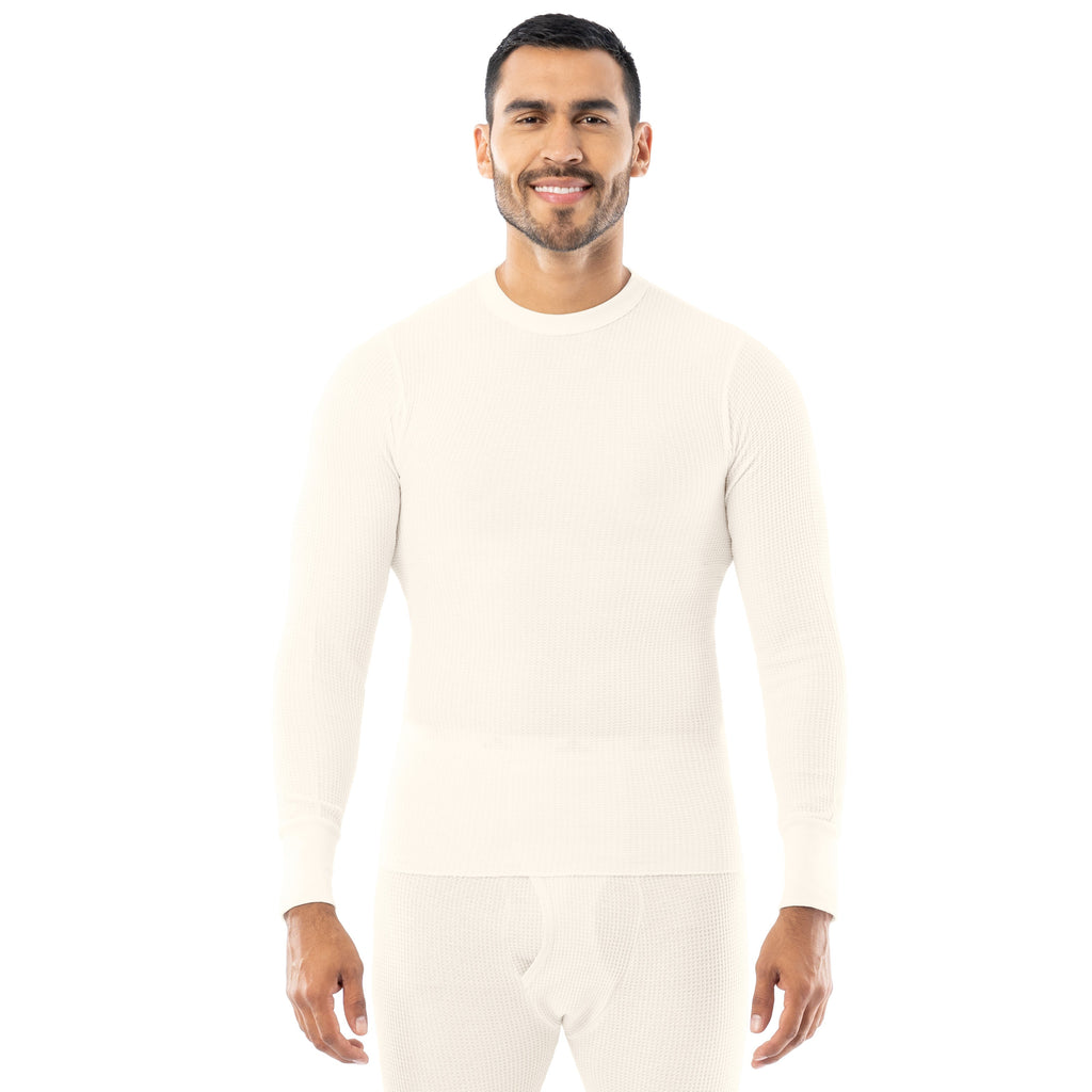 Indera Midweight Thermal — Natural, top, manufacturer product photo