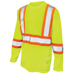 Tough Duck Long Sleeve Safety T-Shirt — FLGR, manufacturer product image