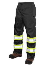 Tough Duck Safety Rain Pants — Black, manufacturer product image