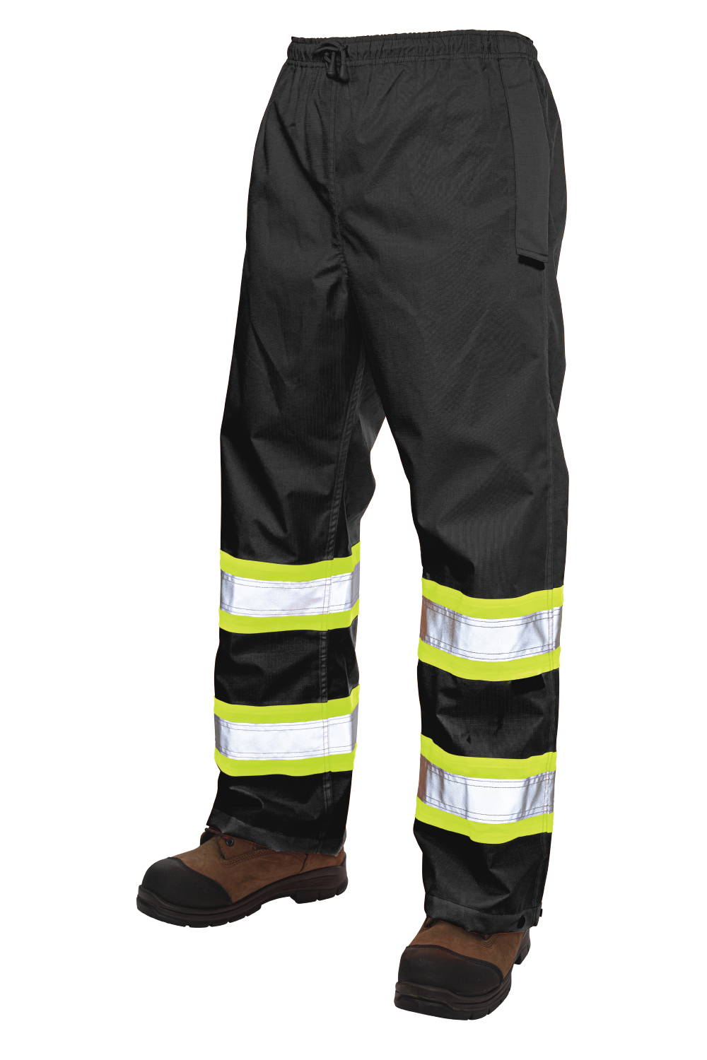 Tough Duck Safety Rain Pants — Black, manufacturer product image