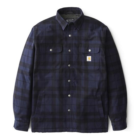 Carhartt Relaxed Fit Flannel Sherpa-Lined Shirt Jac