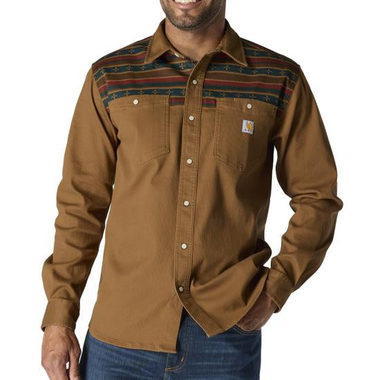 Carhartt Montana Rugged Flex™ Relaxed Fit Corduroy Long-Sleeve Shirt