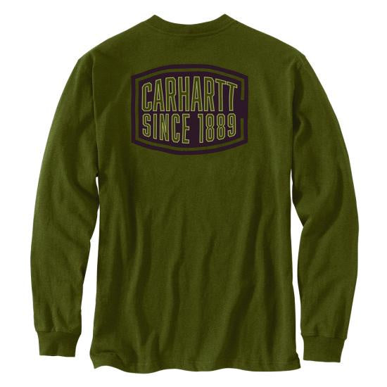 Carhartt Loose Fit Heavyweight Long-Sleeve Pocket 1889 Graphic T-Shirt