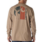 Carhartt Loose Fit Heavyweight Long-Sleeve Pocket Deer Graphic T-Shirt