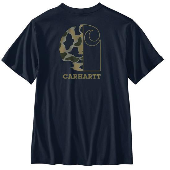 Carhartt Relaxed Fit Lightweight Short-Sleeve Pocket Camo Graphic T-Shirt