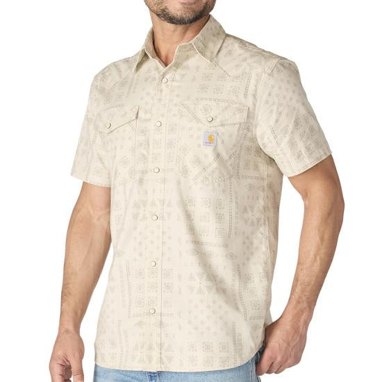 Carhartt Montana Bozeman Relaxed Short Sleeve Plaid Shirt
