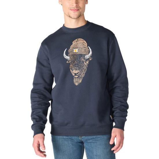 Carhartt Sawyer Bison Crewneck Sweatshirt