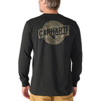Carhartt Irvine Relaxed Camo Badge Long-Sleeve T-Shirt