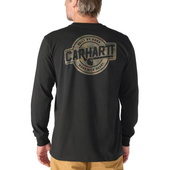Carhartt Irvine Relaxed Camo Badge Long-Sleeve T-Shirt