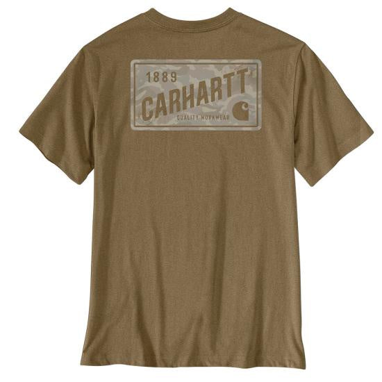 Carhartt Irvine Relaxed Camo License Plate T-Shirt