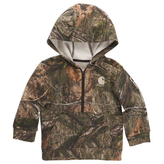 Carhartt Kids Long Sleeve Half-Zip Camo Sweatshirt