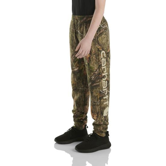 Carhartt Kids Fleece Camo Logo Sweatpant (Youth)