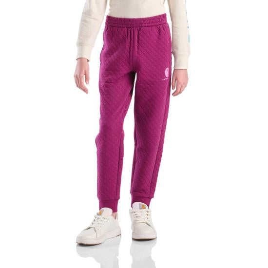 Carhartt Kids Girls Quilted Jersey Logo Sweatpant