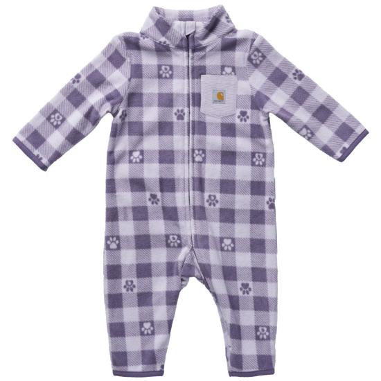 Carhartt Kids Zip-Front Micro Fleece Printed Coverall