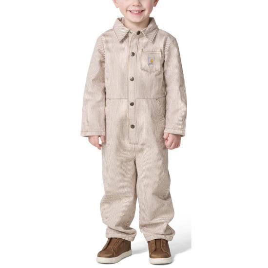 Carhartt Kids Snap-Front Twill Stripe Coverall