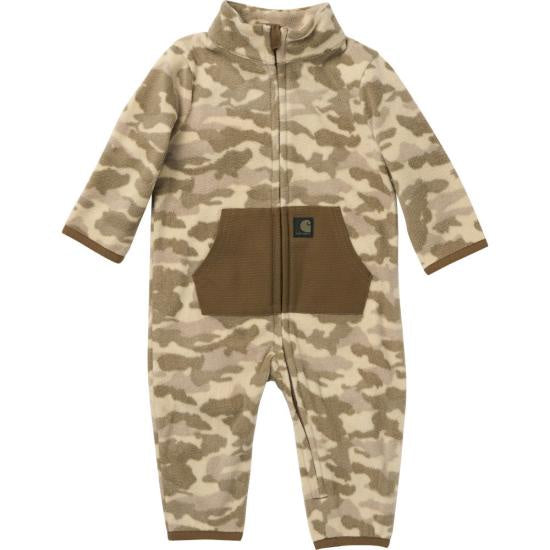 Carhartt Kids Zip-Front Fleece Camo Coverall